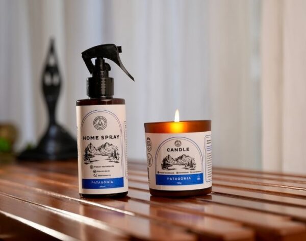 Kit Home Spray + Candle Patagônia